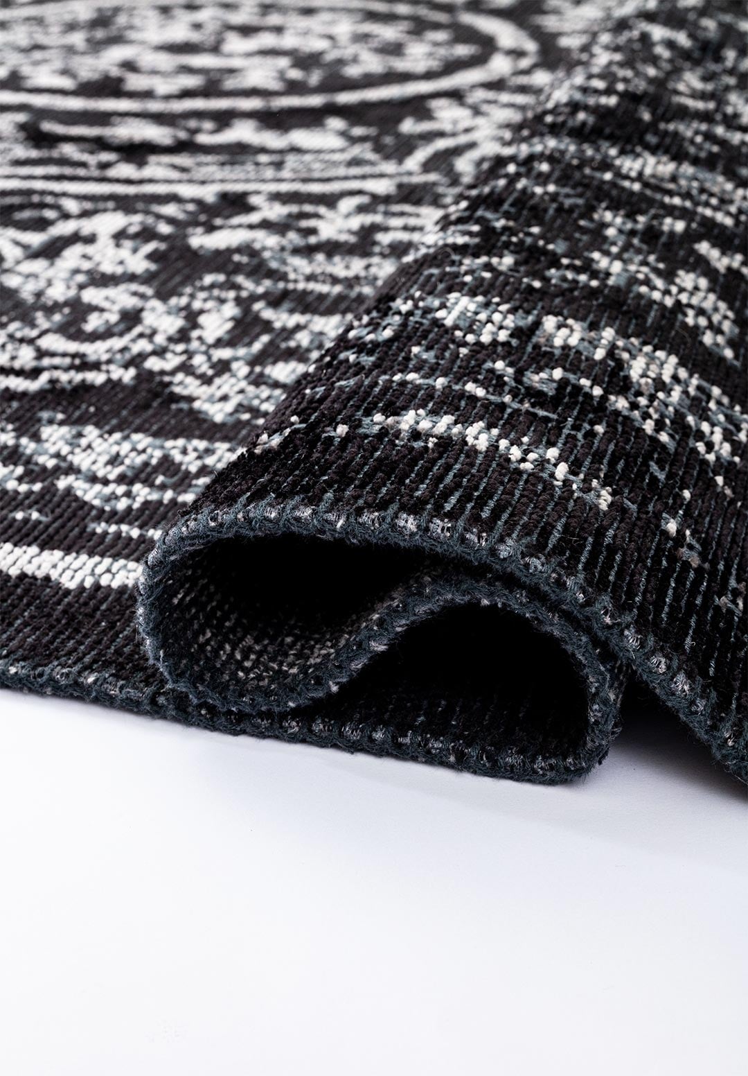 BABYLON BLACK - GREY RUG - 2