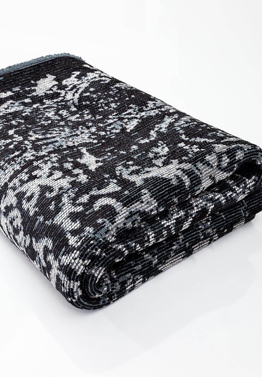 BABYLON BLACK - GREY RUG - 4