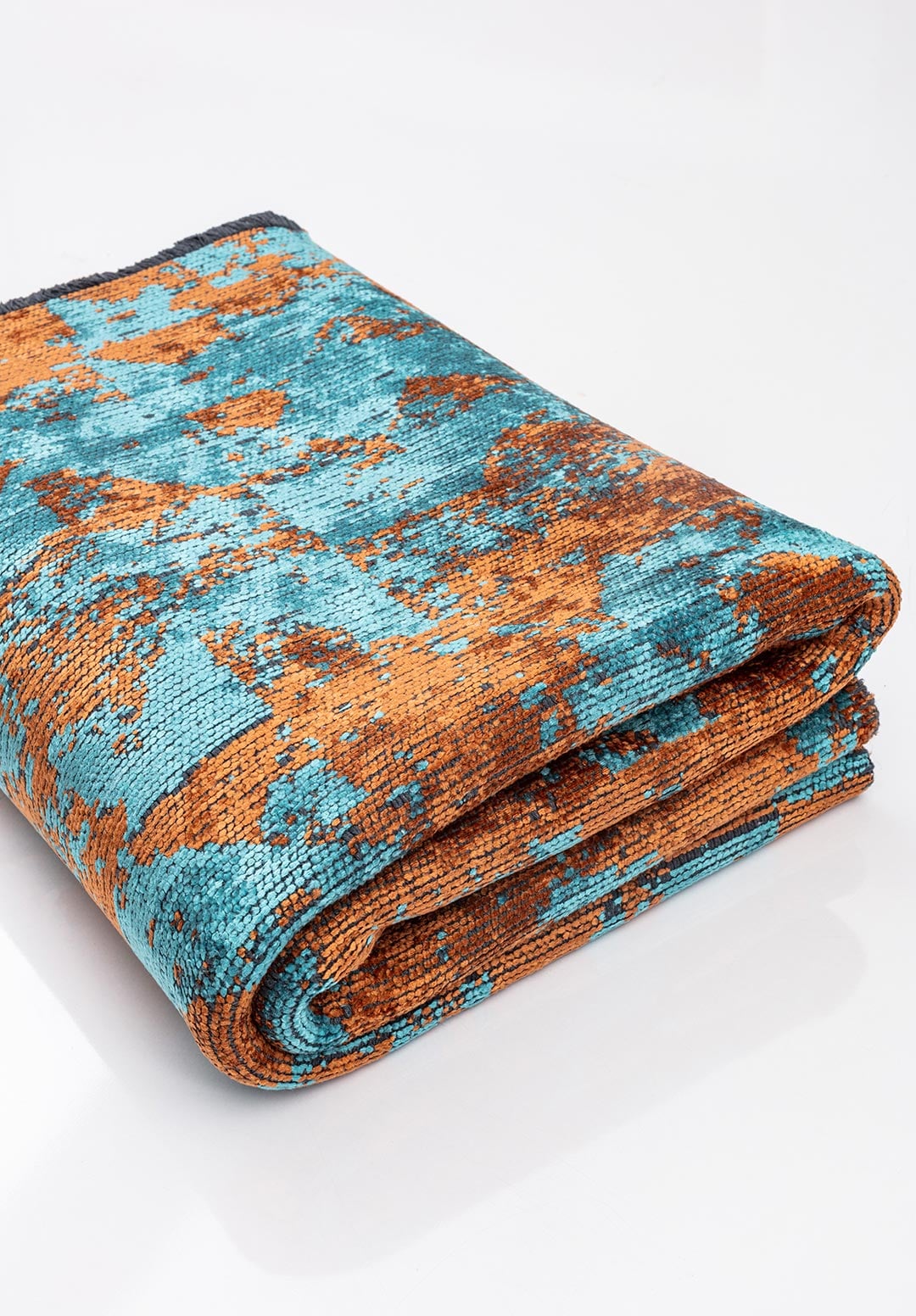 TRIANGLE TERRA - TURQUOISE RUG - 4