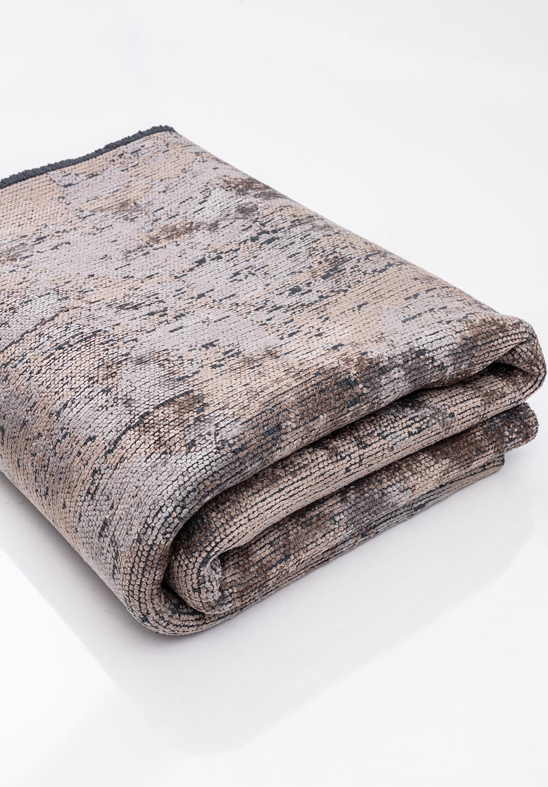 TRIANGLE NOUGAT - GREY RUG - 4