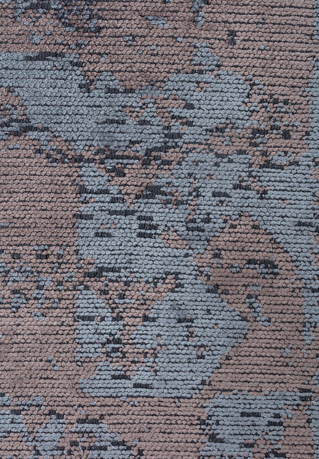 TRIANGLE DARK GREY - BLUE RUG - 5