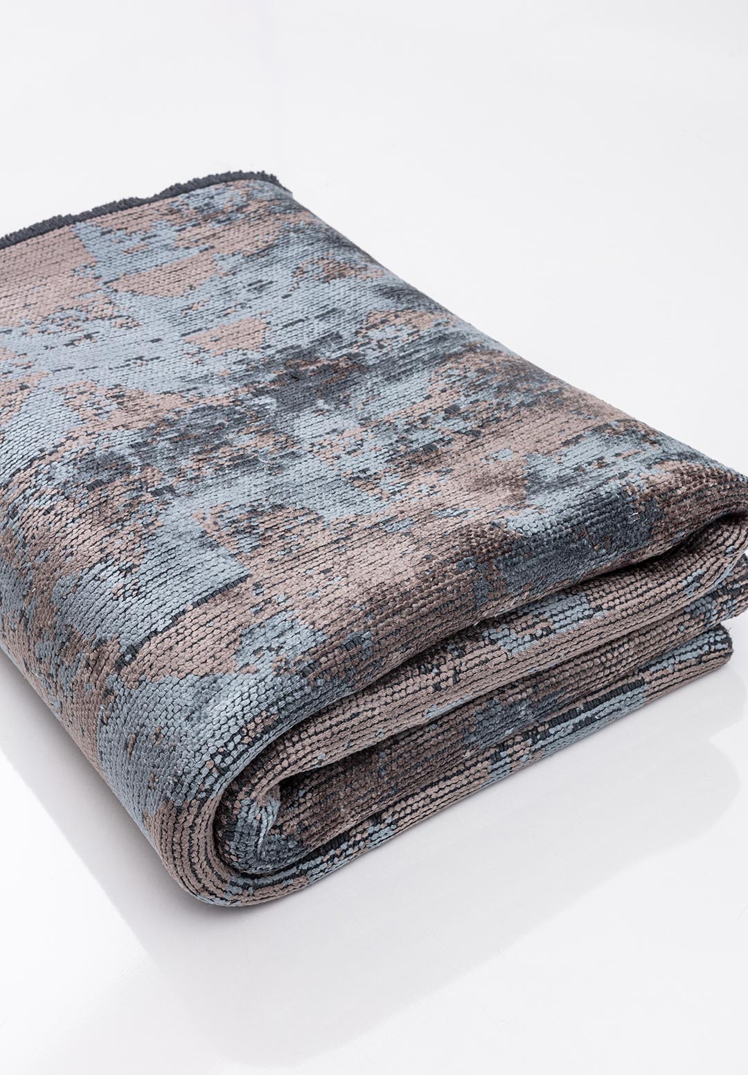 TRIANGLE DARK GREY - BLUE RUG - 4