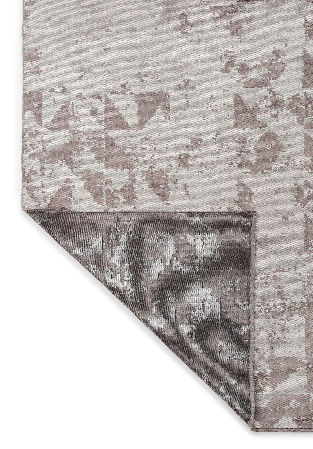 TRIANGLE LIGHT GREY - DARK GREY RUG - 3