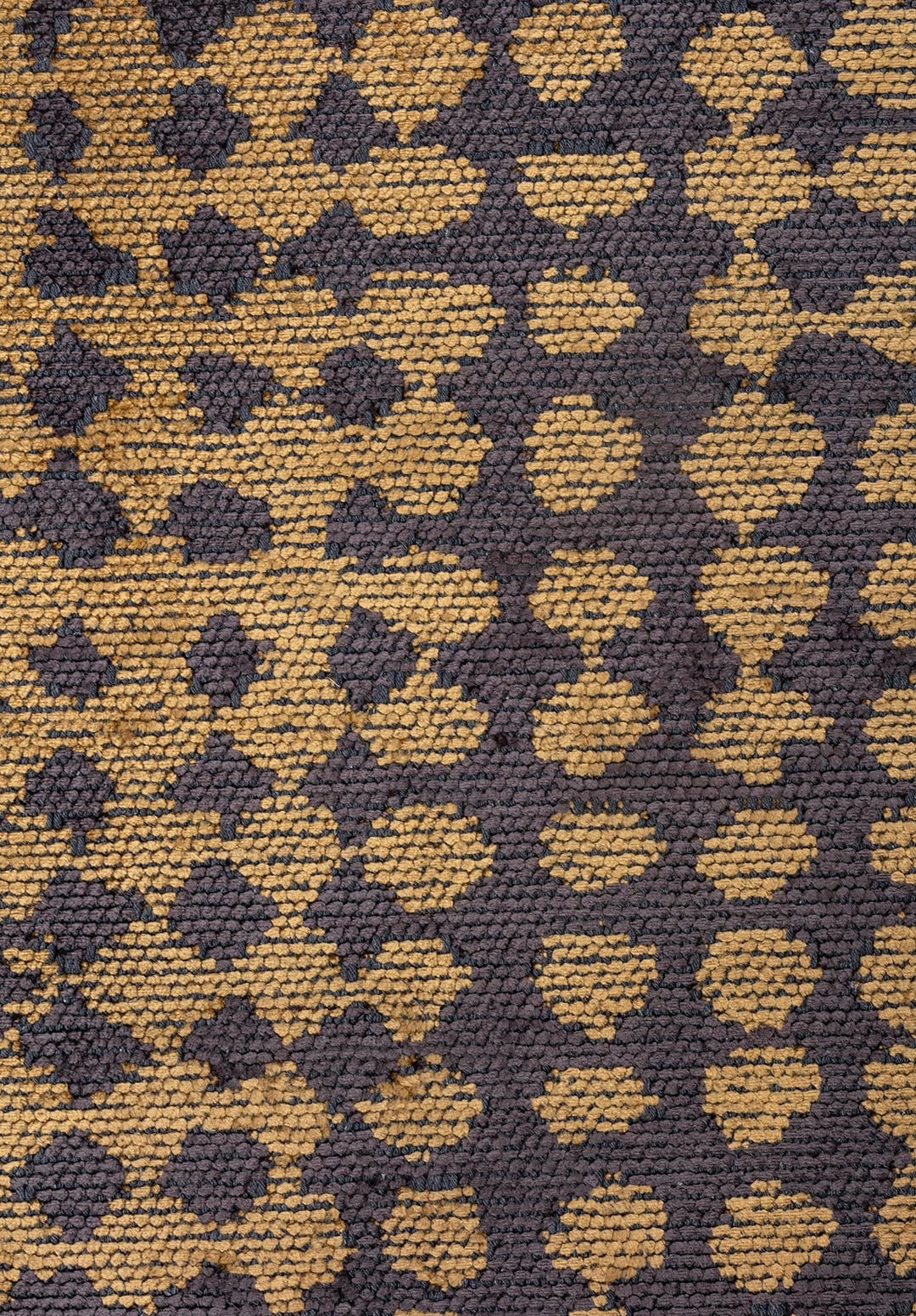 DOTS CHARCOAL - GOLD RUG - 5
