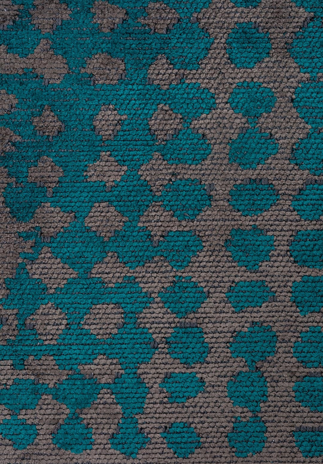 DOTS CHARCOAL - DARK TURQUOISE RUG - 5