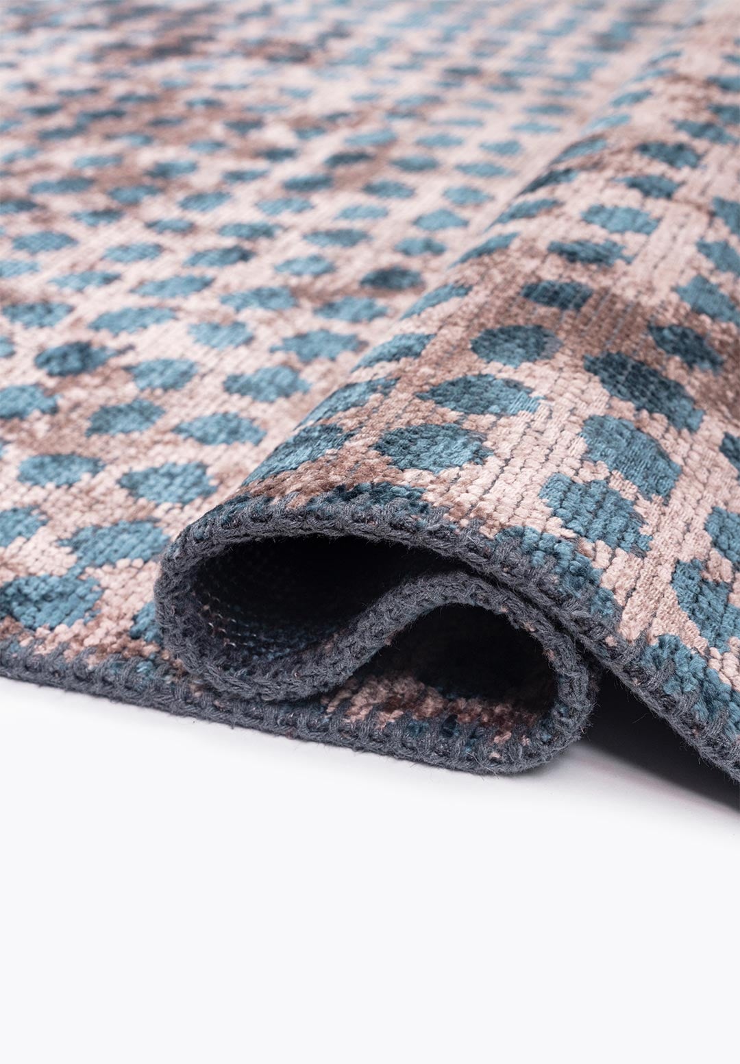 DOTS COPPER - PETROL RUG - 2