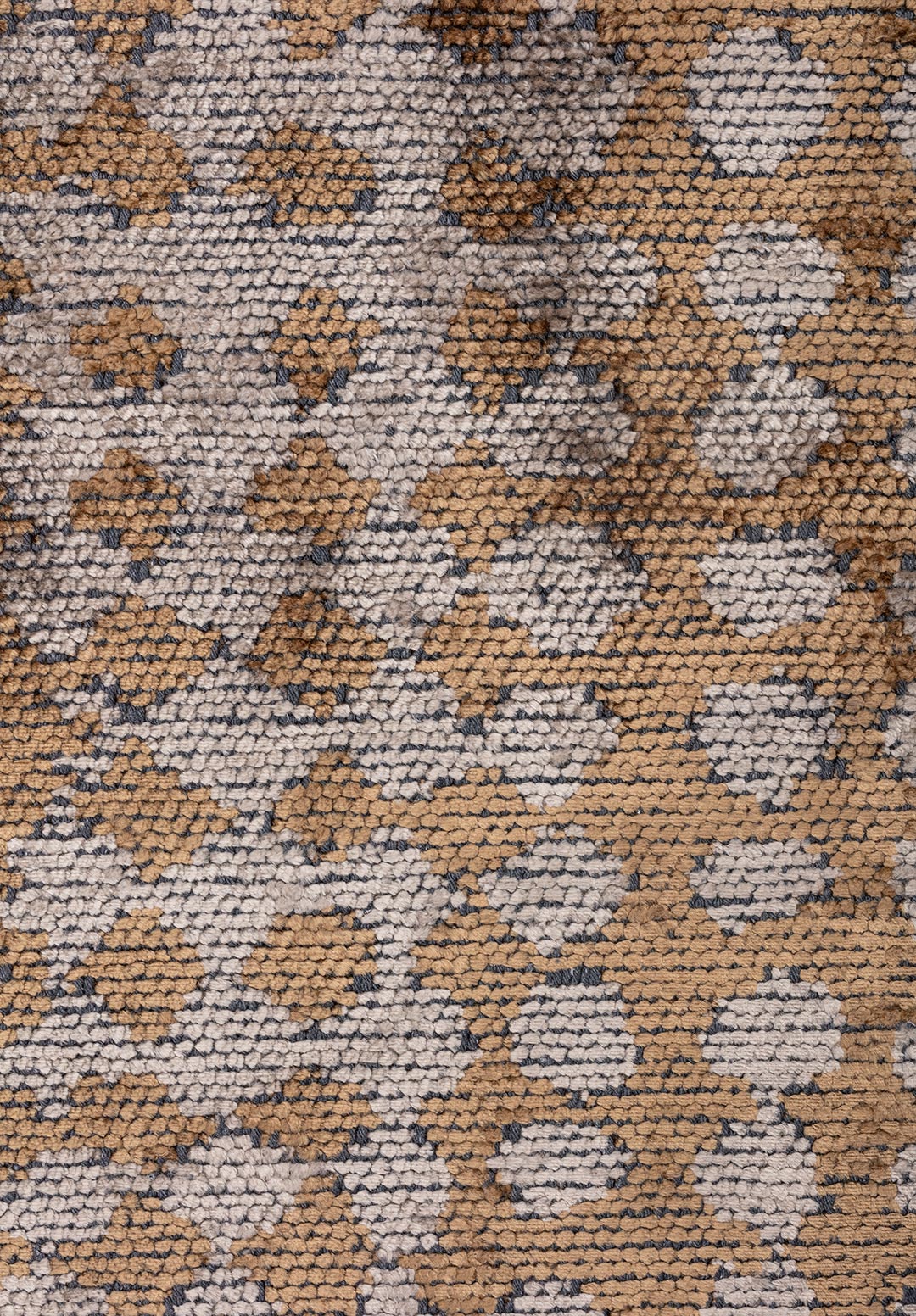 DOTS LIGHT BROWN - BEIGE RUG - 5
