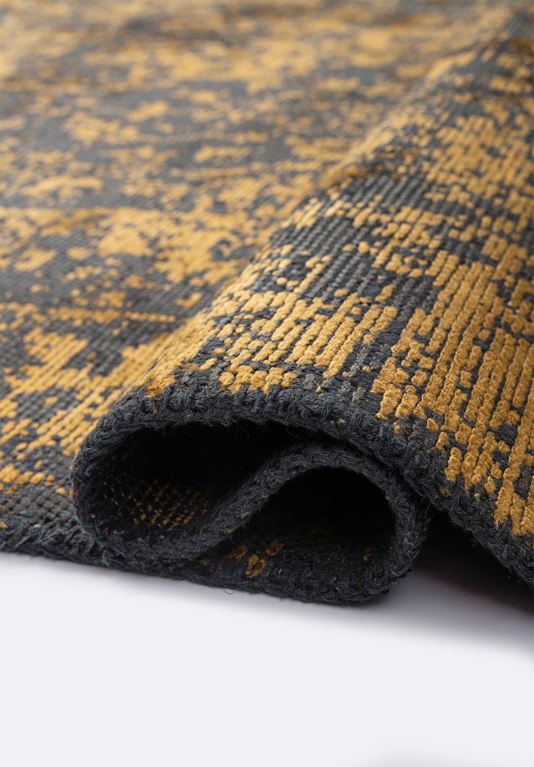 GLORY MUSTARD - ANTHRACITE RUG - 2