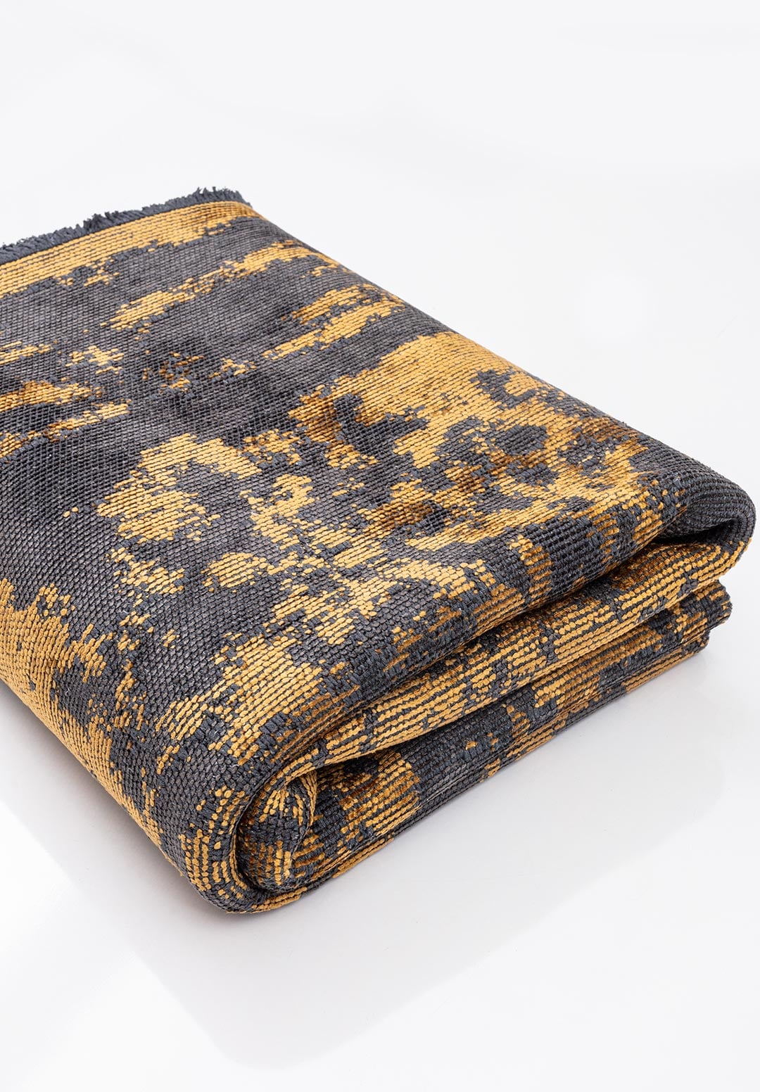 RISE ANTHRACITE - MUSTARD RUG - 4