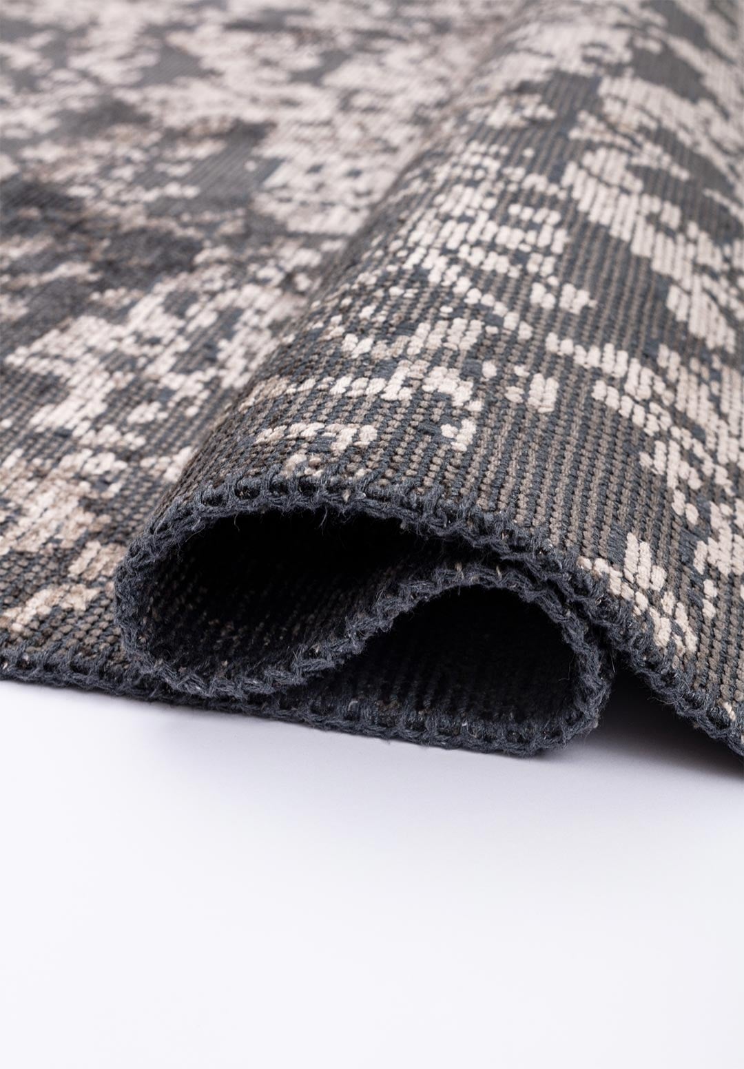 DAMASKO ANTHRACITE - BEIGE RUG - 2