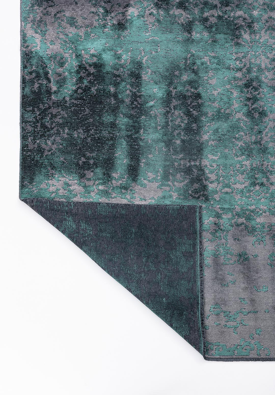 GRACE DARK GREEN - GREY RUG - 3