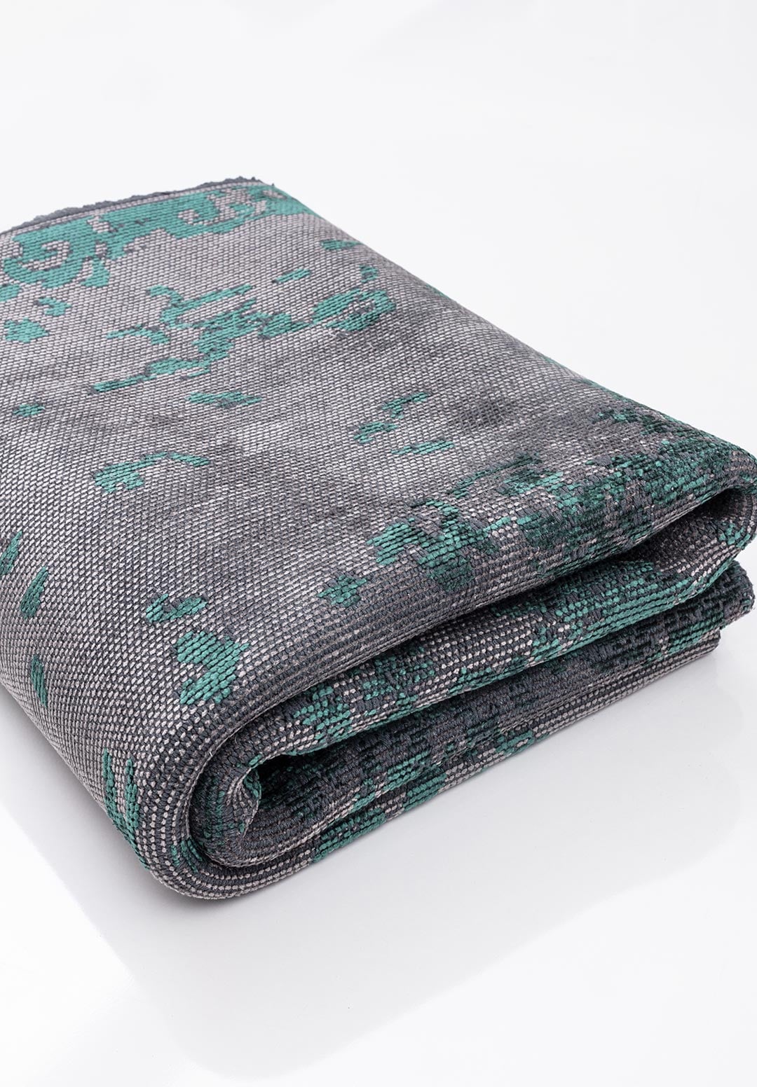 GRACE DARK GREEN - GREY RUG - 4