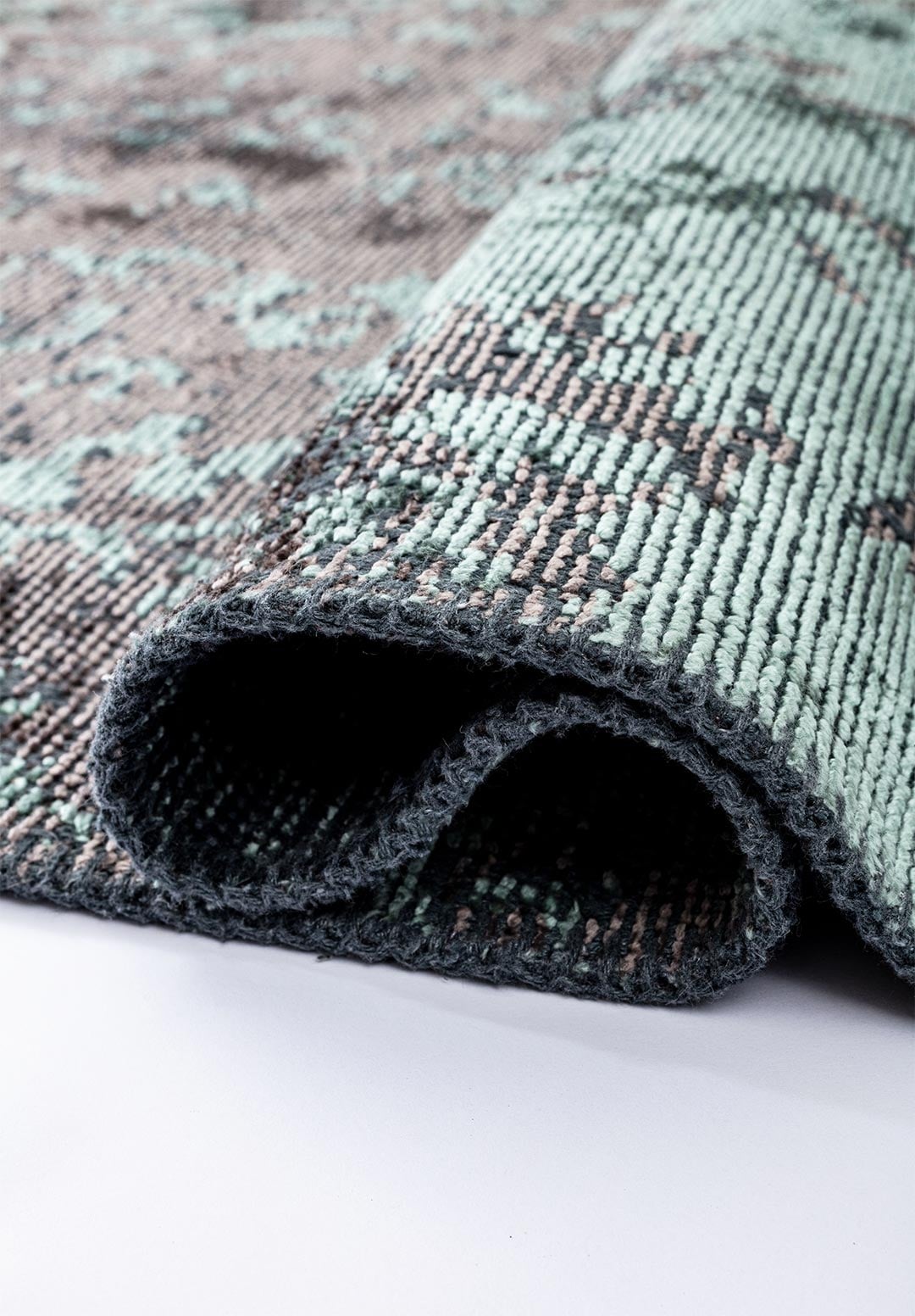 GRACE DARK GREY - RIVER GREEN RUG - 2