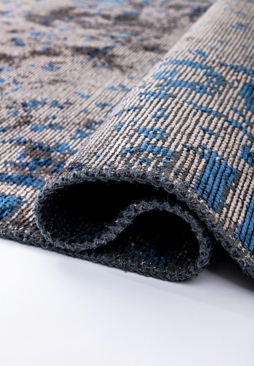 HELIX NAVY BLUE - DARK GREY RUG - 2