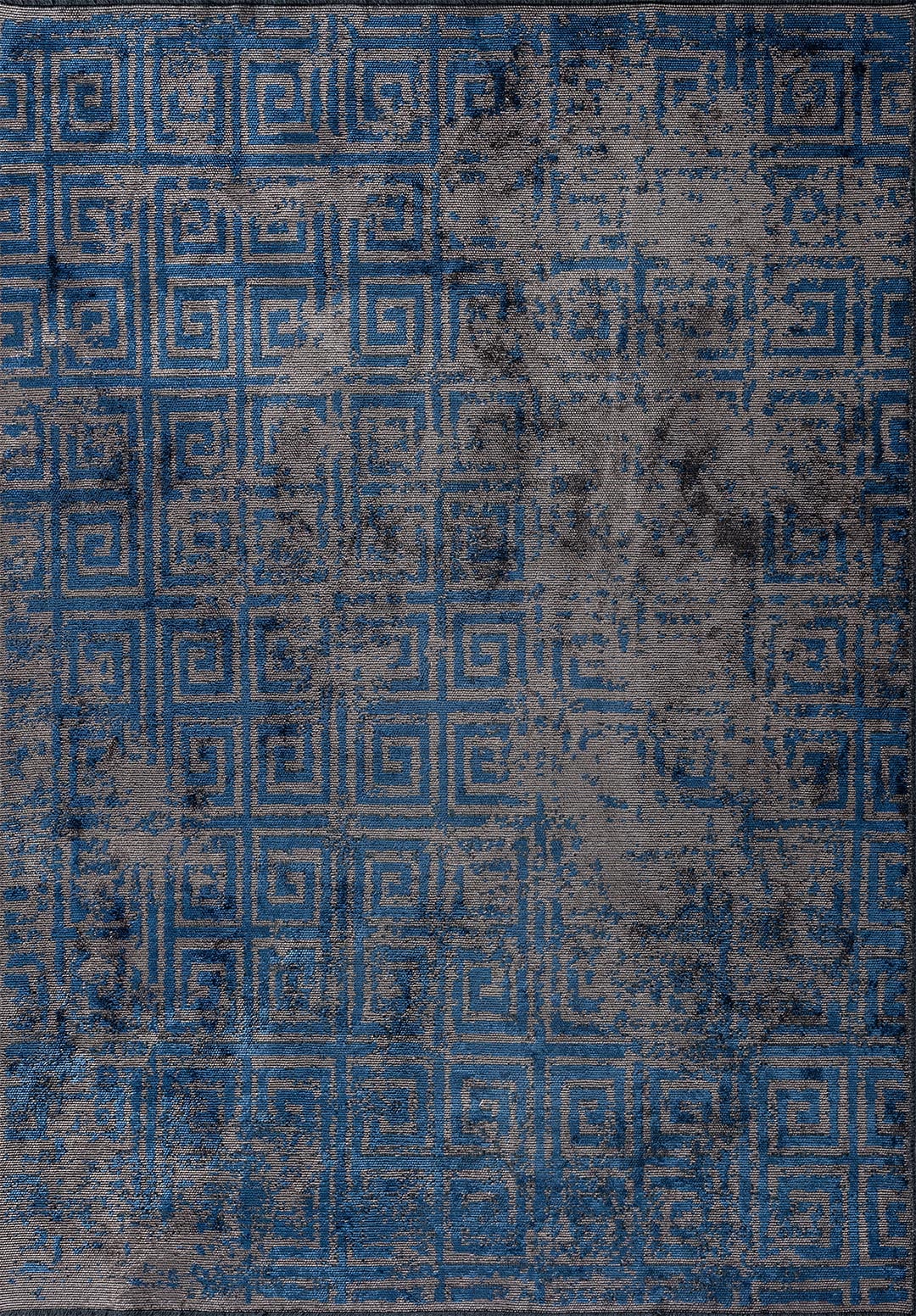 HELIX NAVY BLUE - DARK GREY RUG