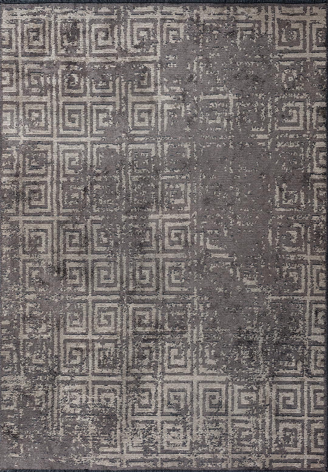 HELIX BEIGE - DARK GREY RUG - 1