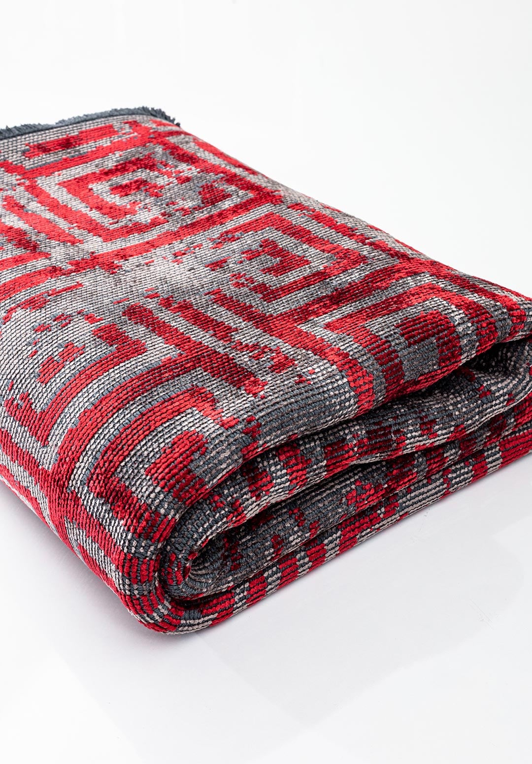 HELIX RED - DARK GREY RUG - 4