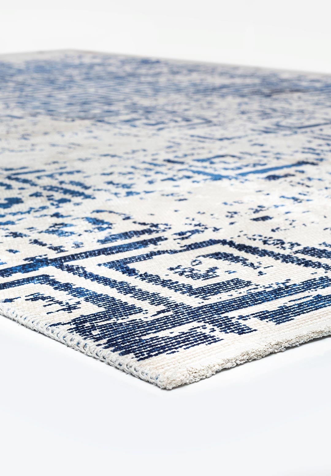 HELIX NAVY BLUE - ECRU RUG - 4