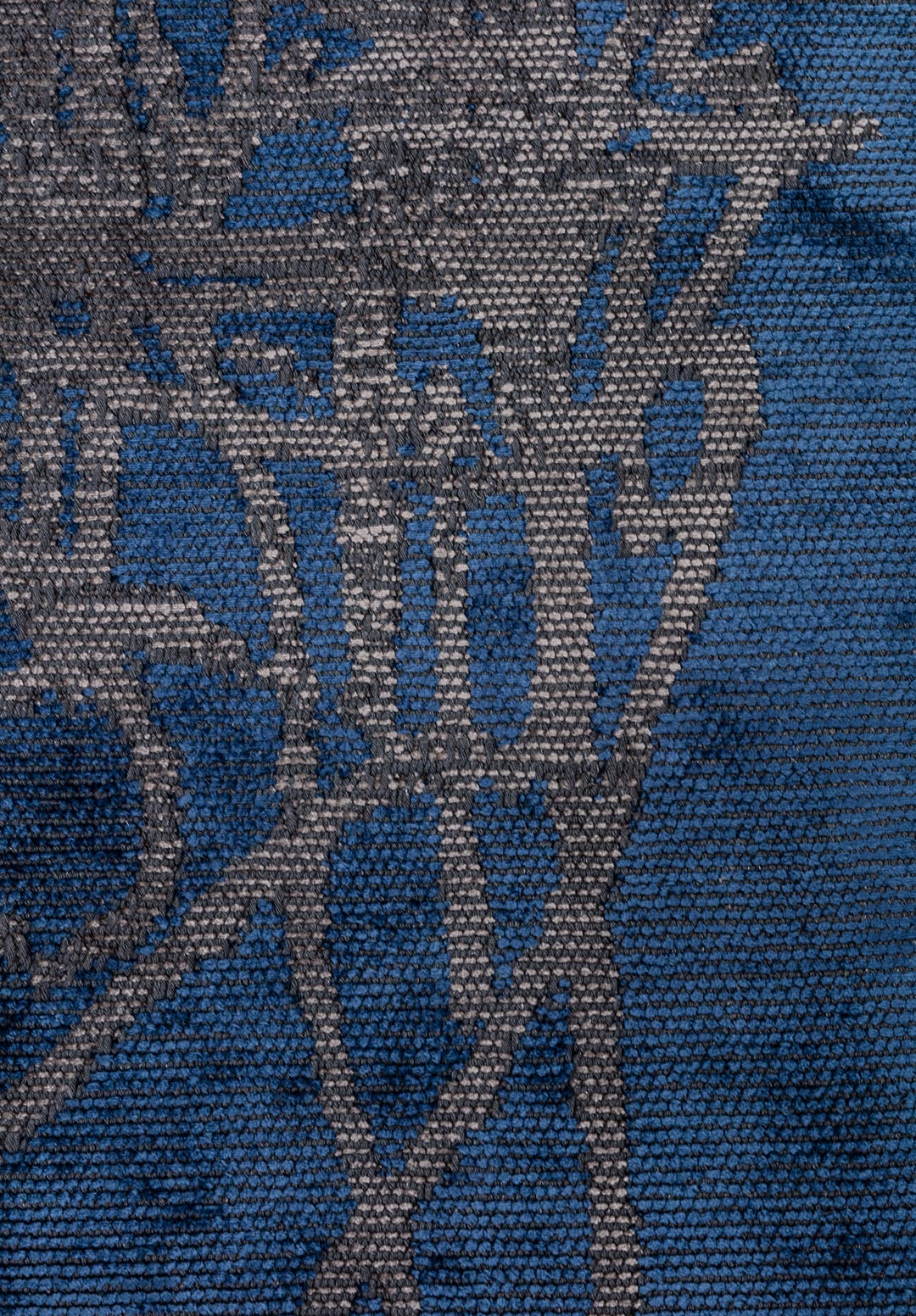 SPLASH NAVY BLUE - GREY RUG - 5