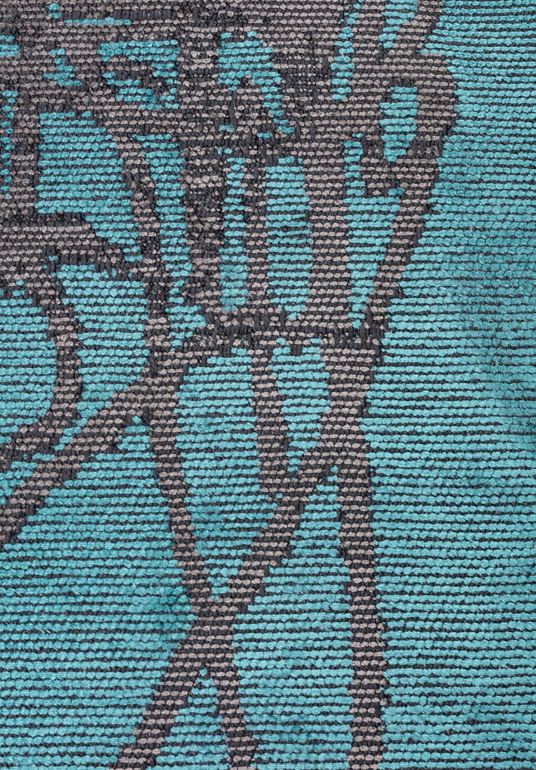 SPLASH TURQUOISE - GREY RUG - 5