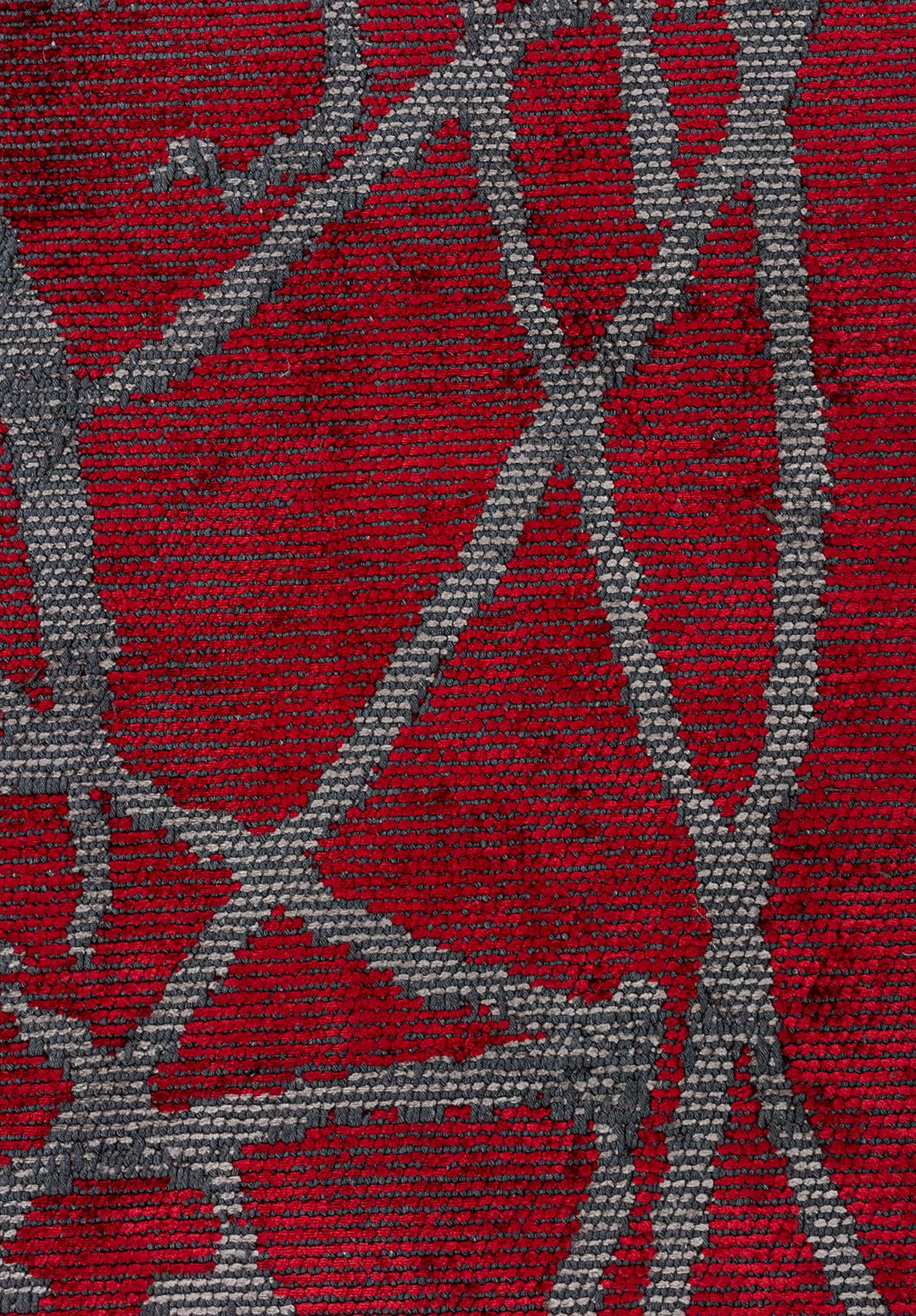 SPLASH RED - GREY RUG - 5