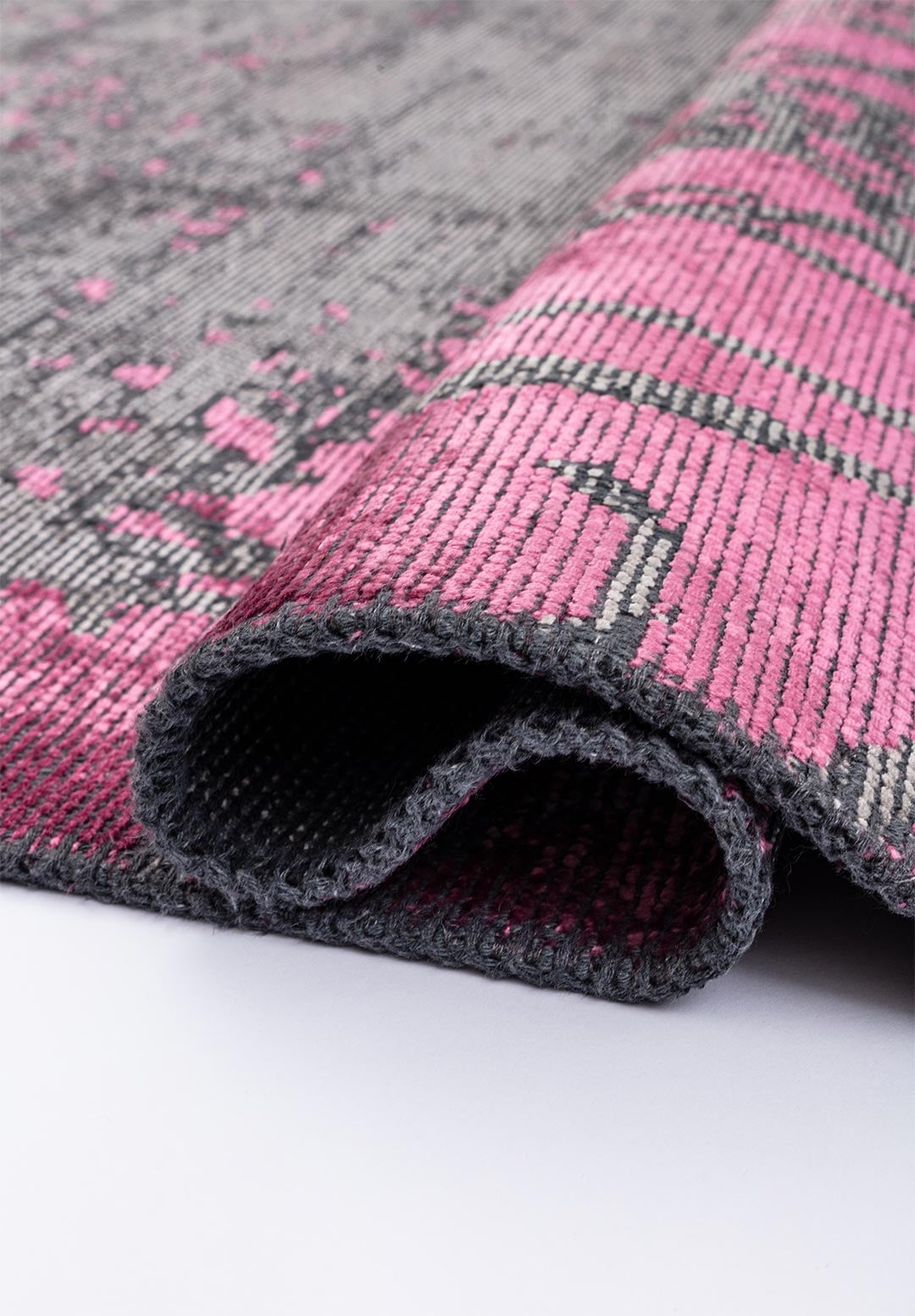 SPLASH PINK - GREY RUG - 2
