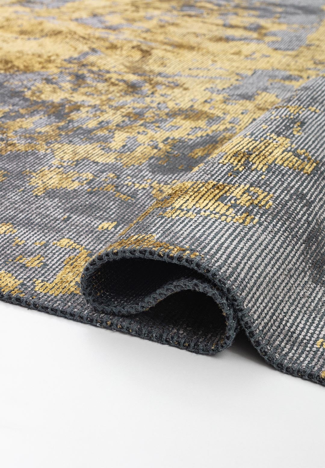 INK GOLD - GREY RUG - 2