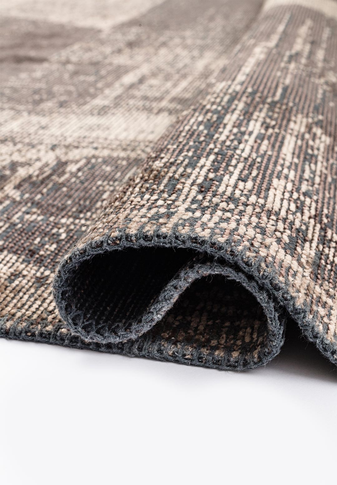 SHARP BEIGE - DARK MINK RUG - 2