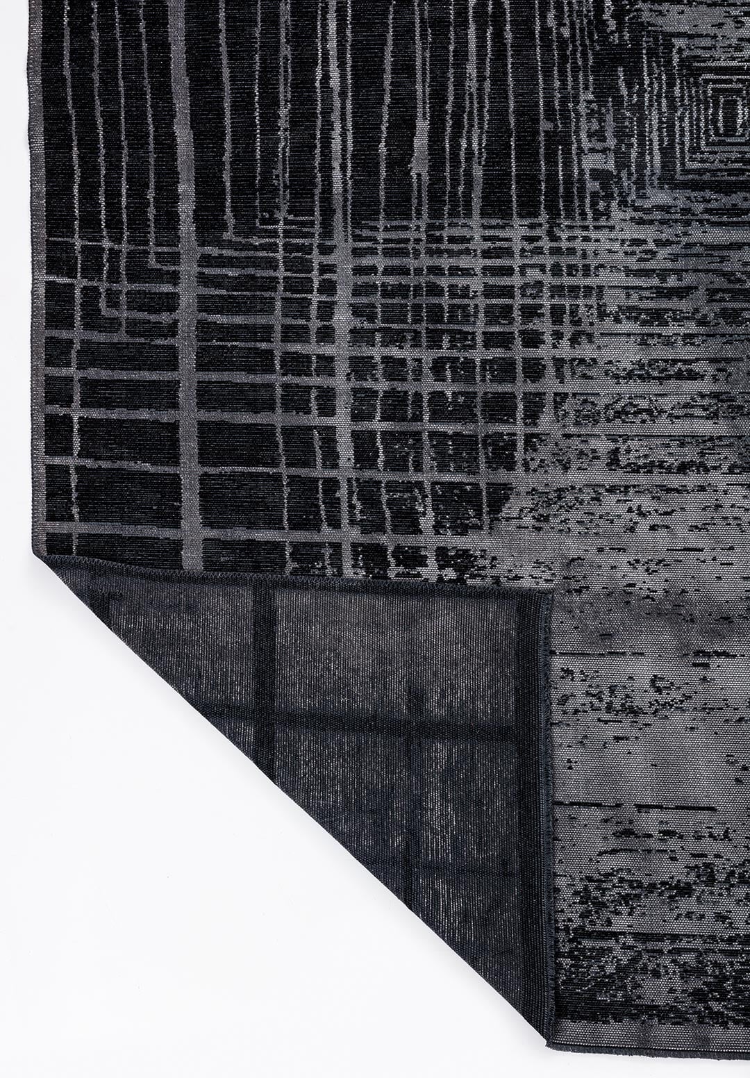 BARI BLACK - GREY RUG - 3