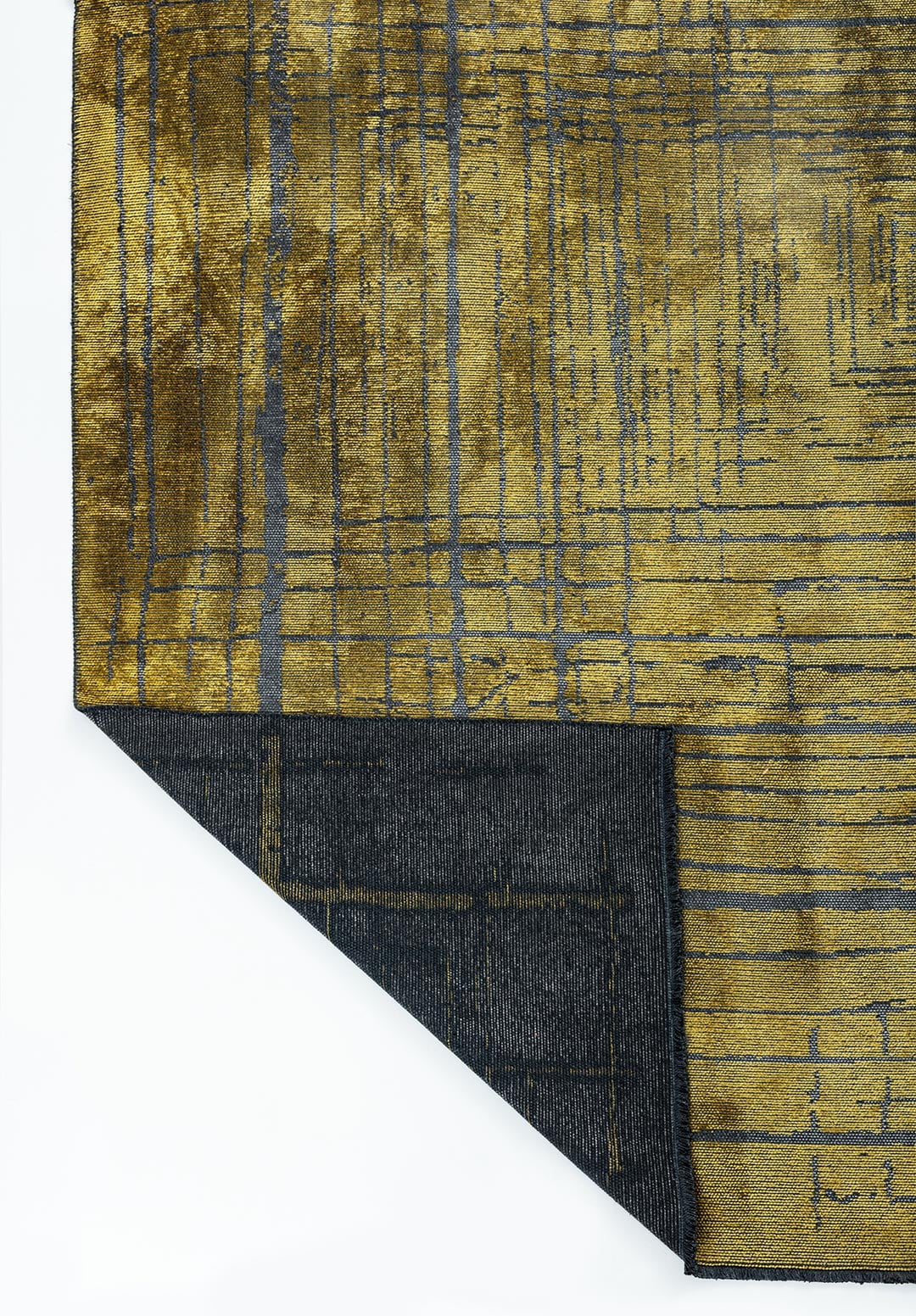 TRANI GREY - YELLOW RUG - 3