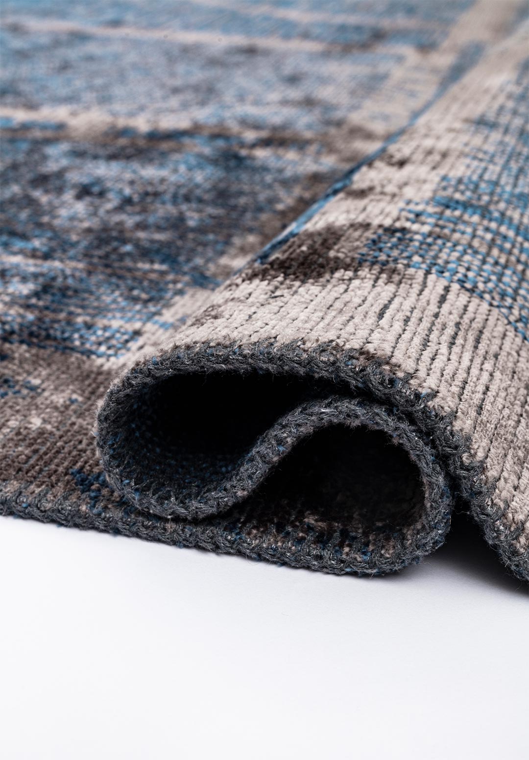 PANORAMA NAVY BLUE - DARK GREY RUG - 2