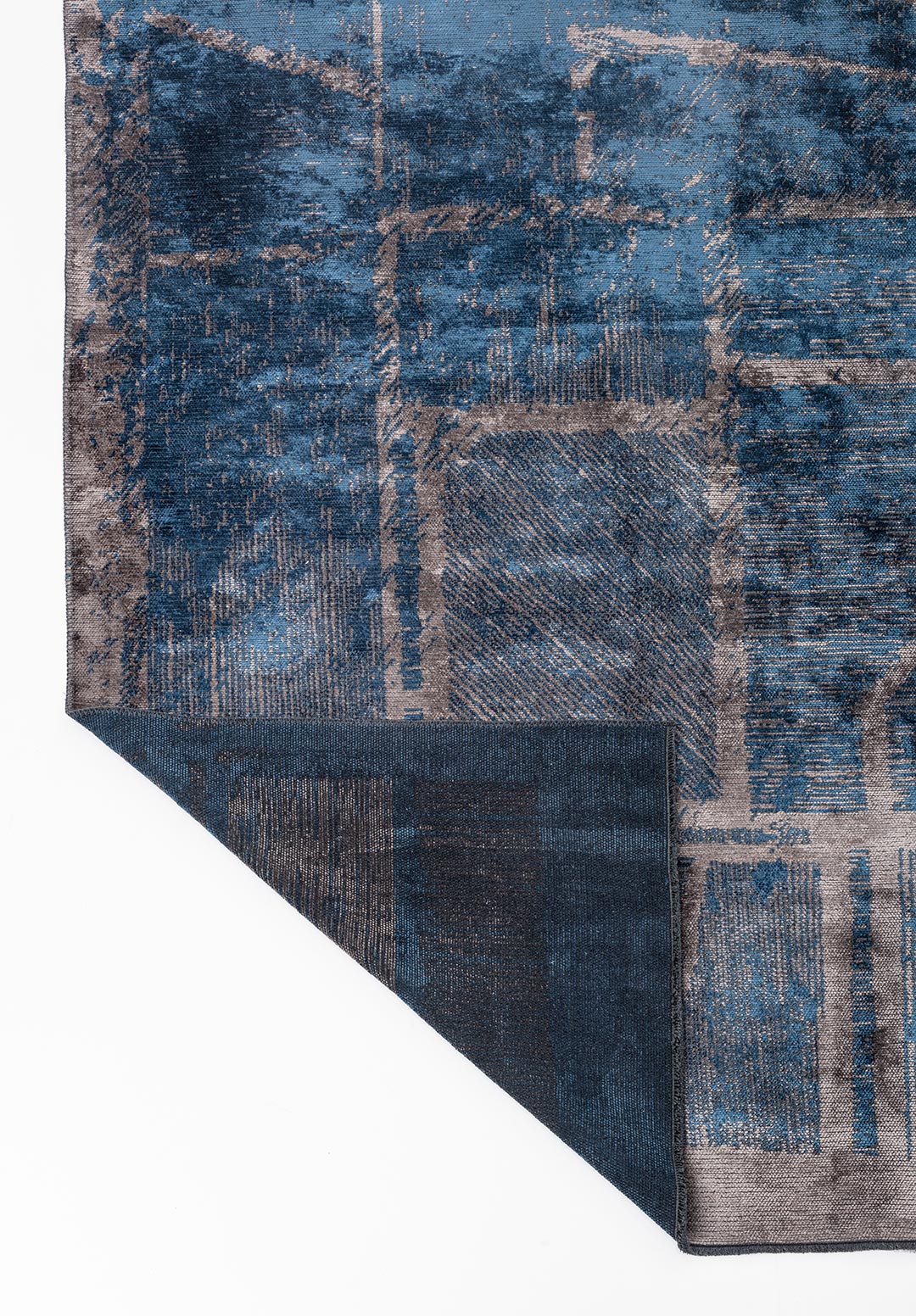 PANORAMA NAVY BLUE - DARK GREY RUG - 3