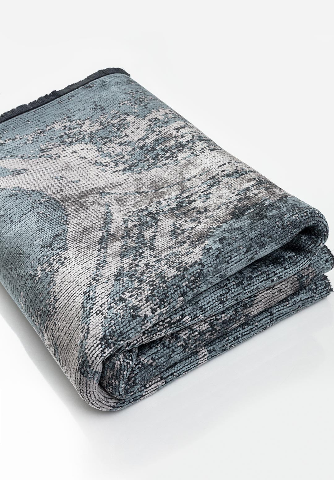 SMOKE LIGHT GREY - BLUE RUG - 4