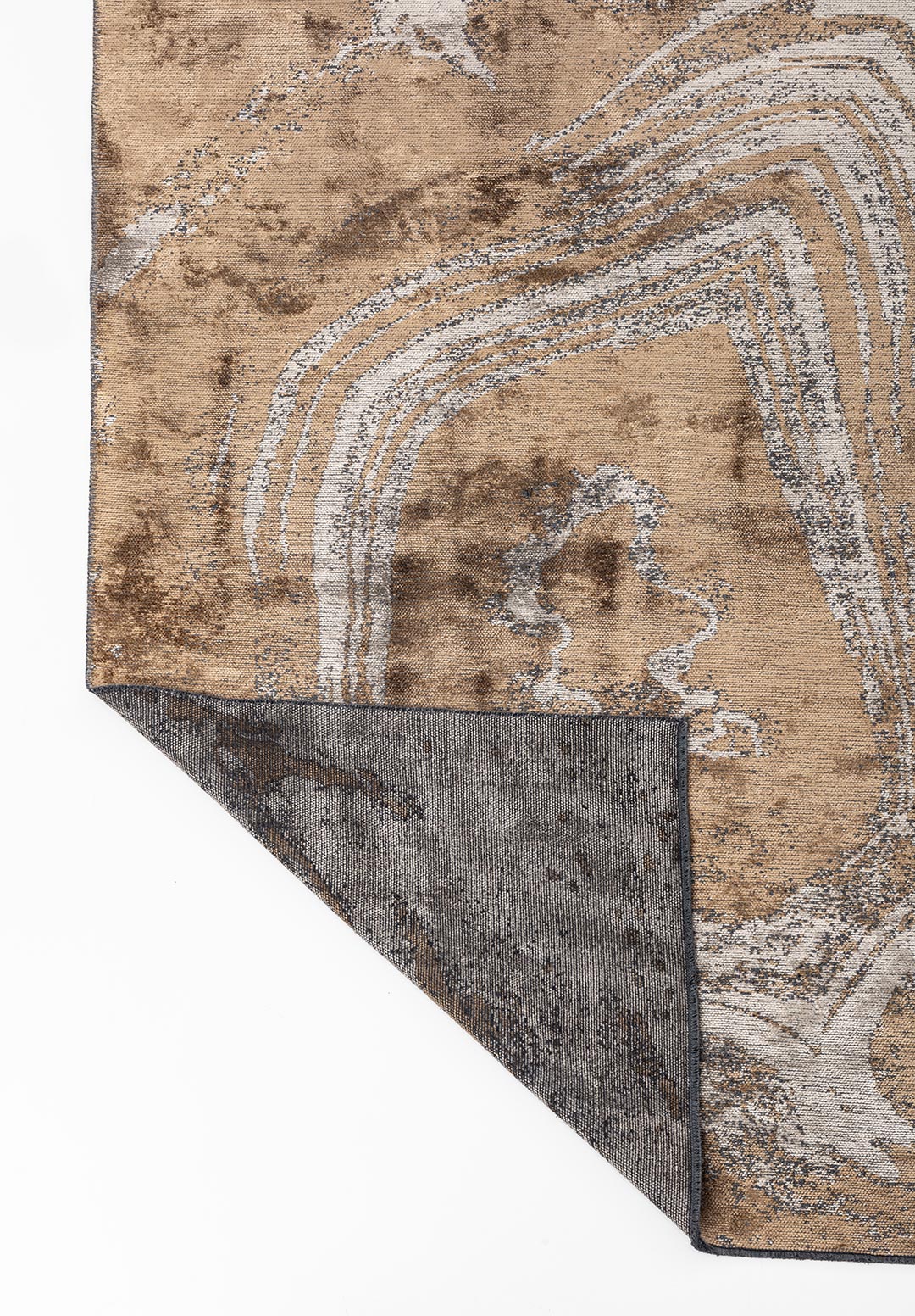 SMOKE BEIGE - LIGHT BROWN RUG - 3