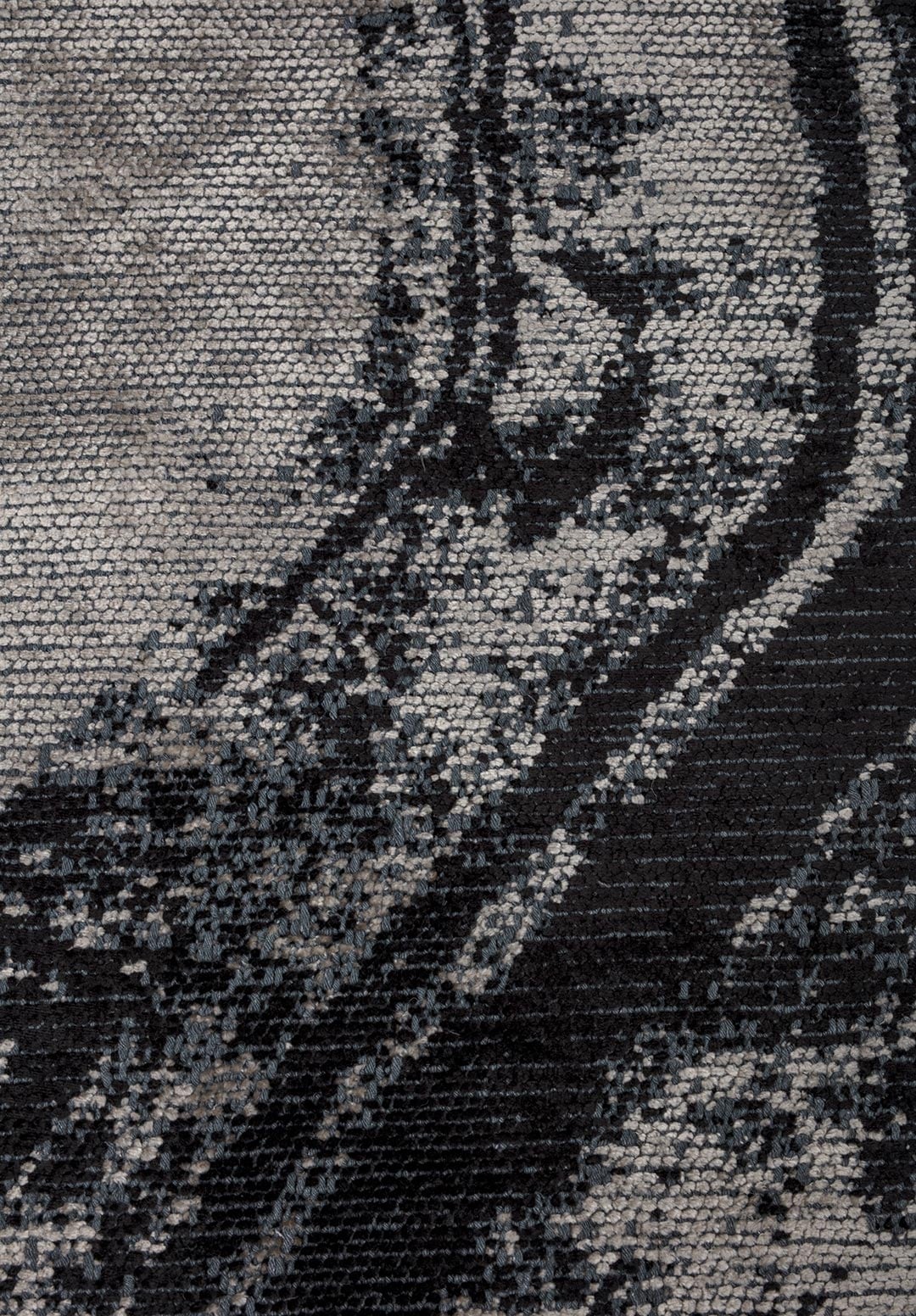 SMOKE BLACK - CREAM RUG - 5