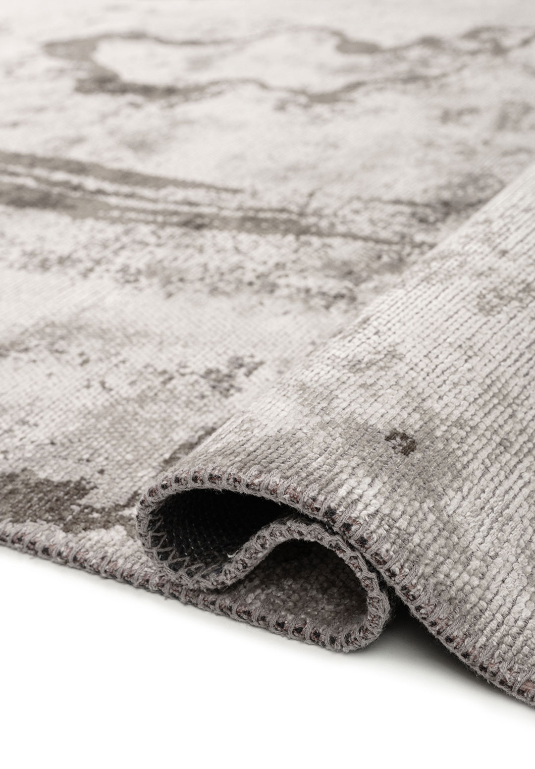 SMOKE KHAKI - LIGHT CREAM RUG - 2