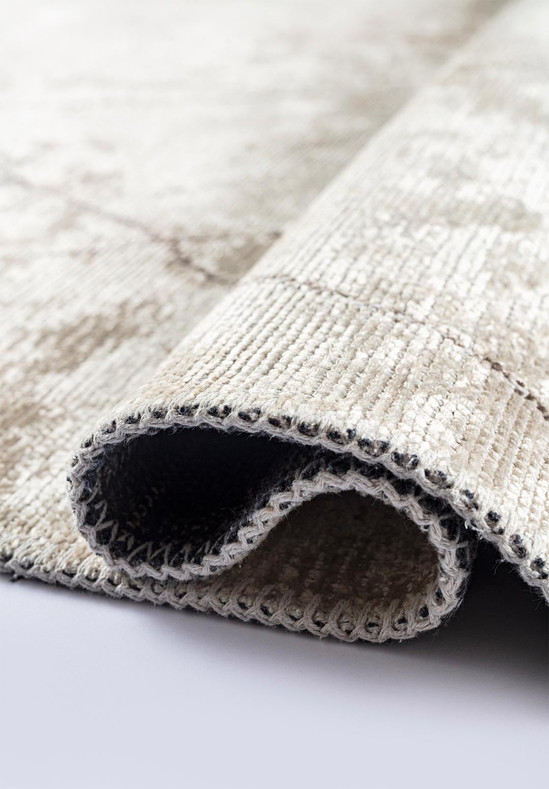 BOHEMIAN DARK GREY - ECRU RUG - 2
