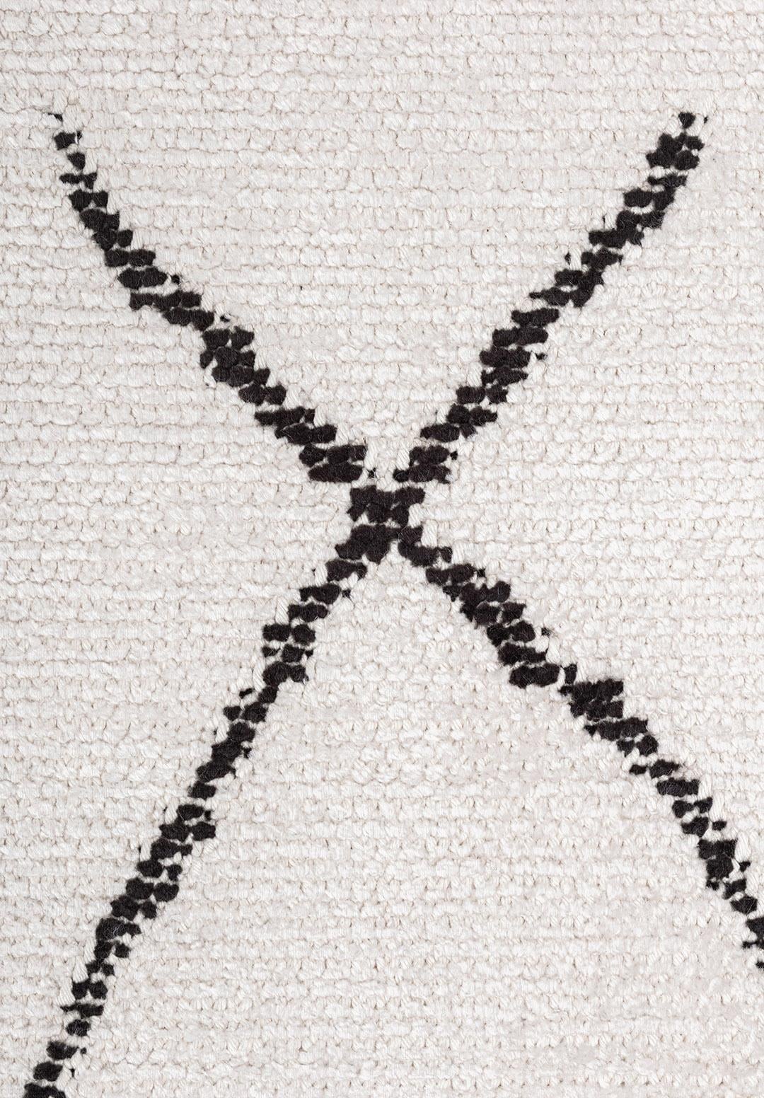BOHEMIAN BLACK - ECRU RUG - 5
