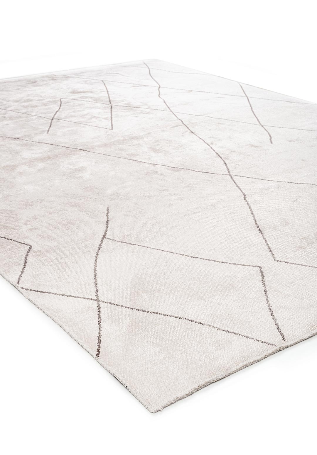 TRIBAL DARK GREY - ECRU RUG - 4