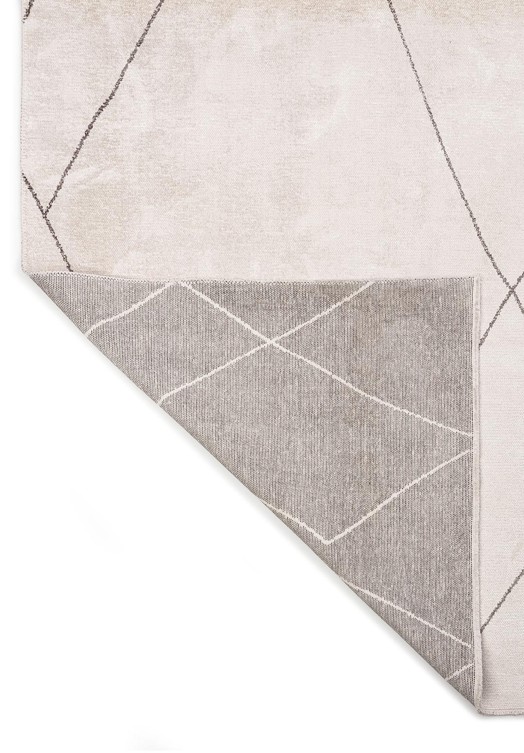 TRIBAL DARK GREY - ECRU RUG - 3