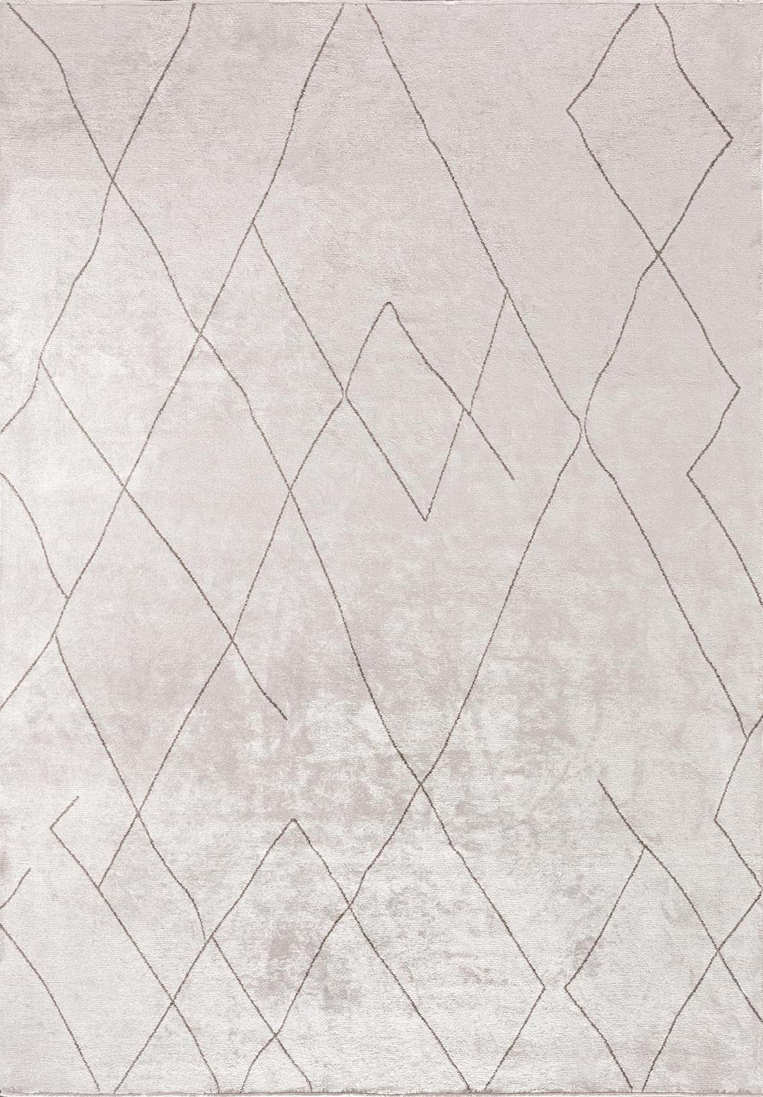 TRIBAL DARK GREY - ECRU RUG - 1