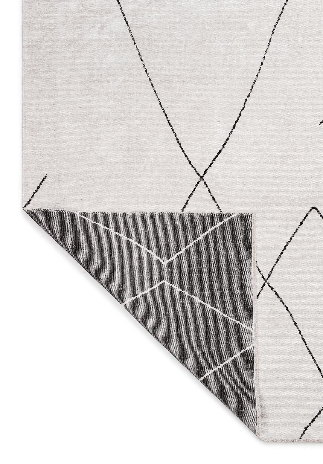 TRIBAL BLACK - ECRU RUG - 3