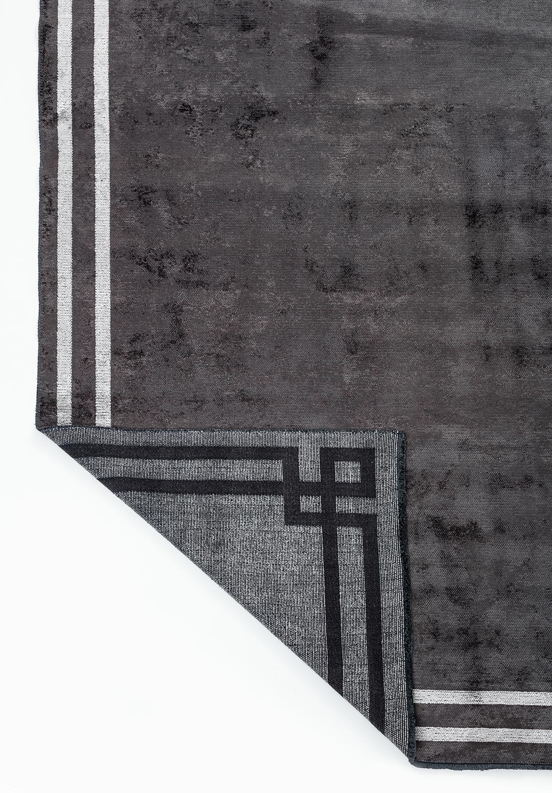 TWIST CHARCOAL - GREY RUG - 3