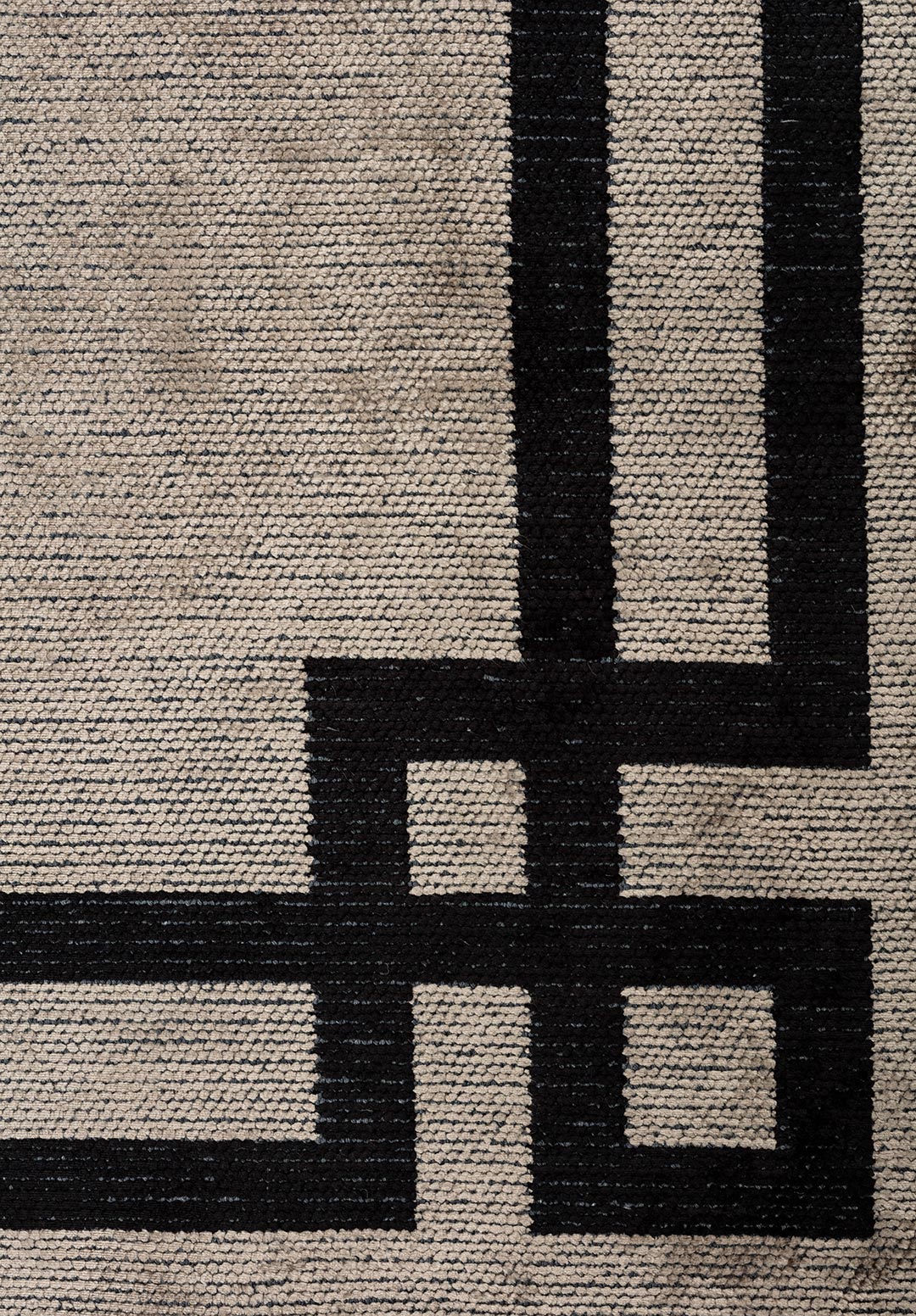 TWIST NOUGAT - BLACK RUG - 5