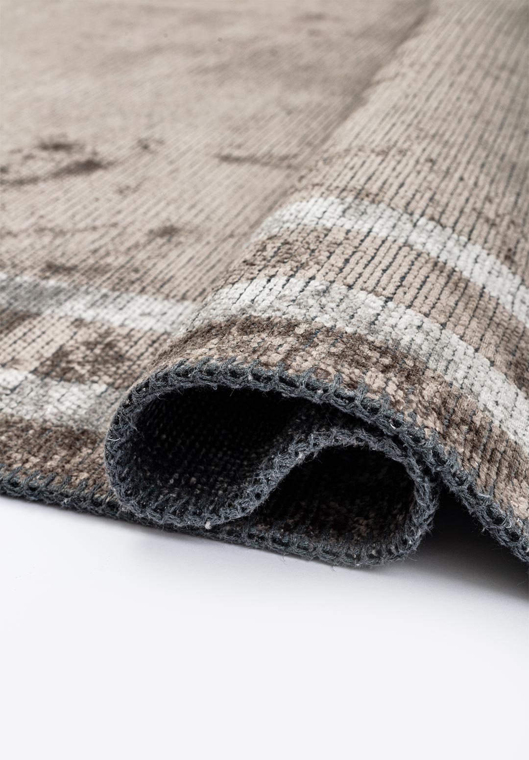 TWIST DARK GREY - LIGHT GREY RUG - 2