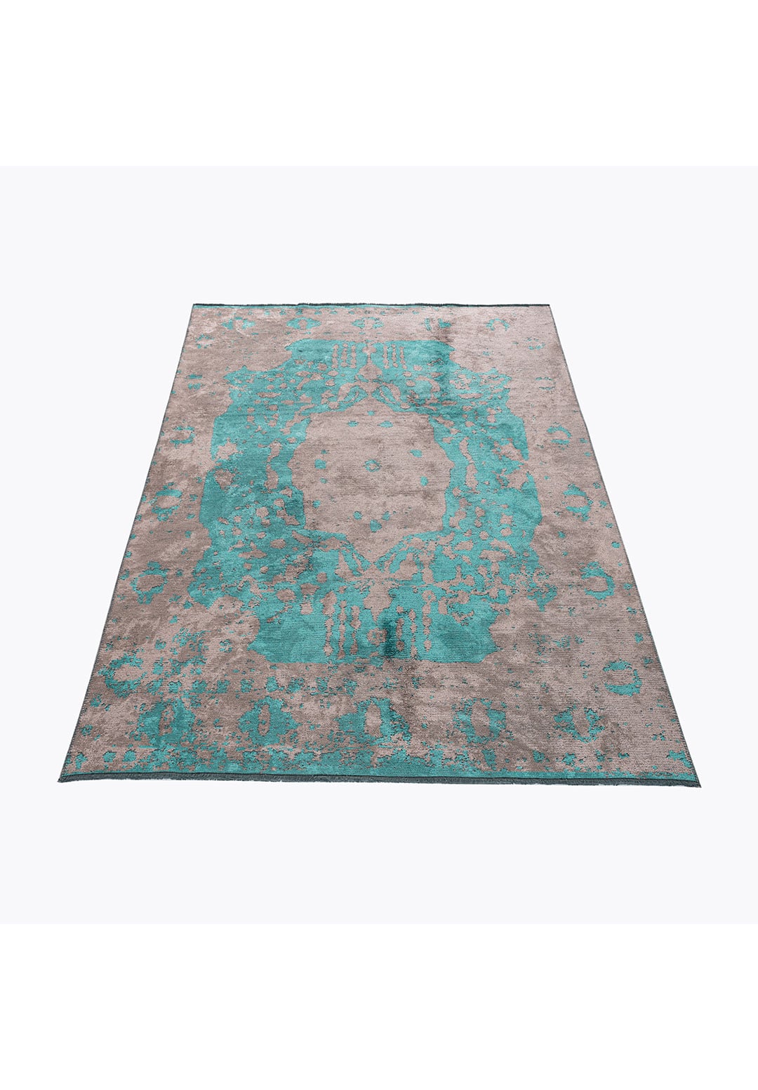 POND TURQUOISE - COPPER RUG - 6