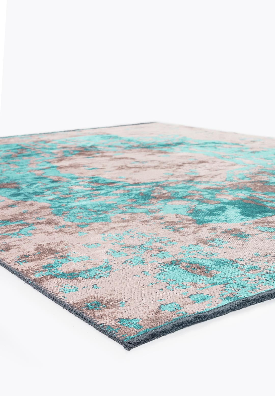 POND TURQUOISE - COPPER RUG - 4