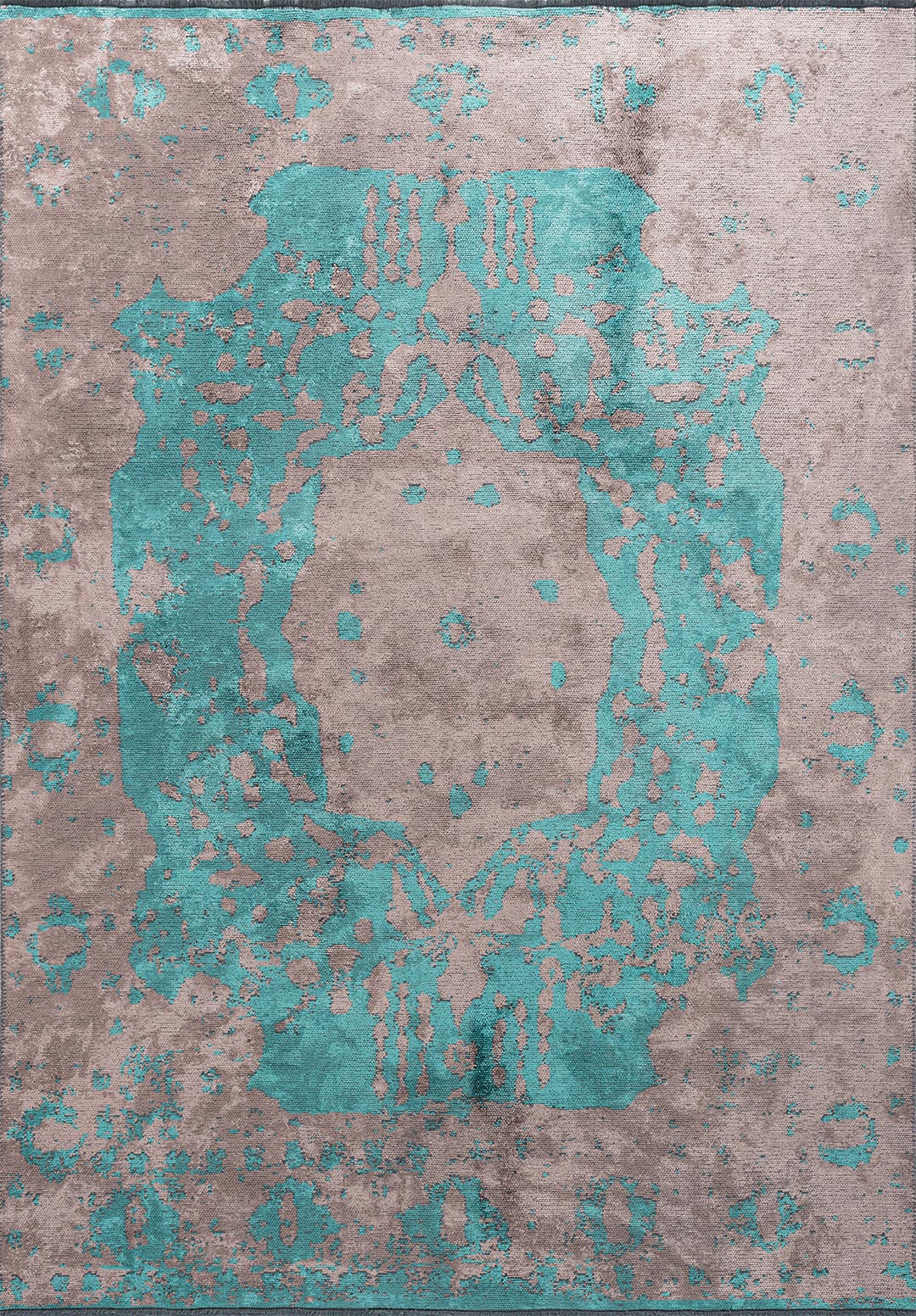POND TURQUOISE - COPPER RUG - 1