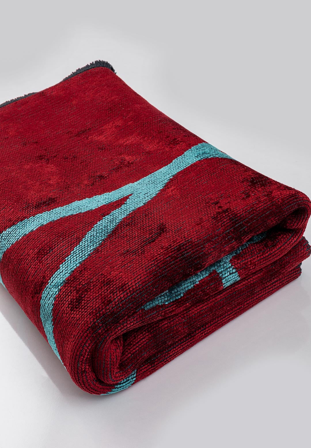 ROPE TURQUOISE - RED RUG - 4