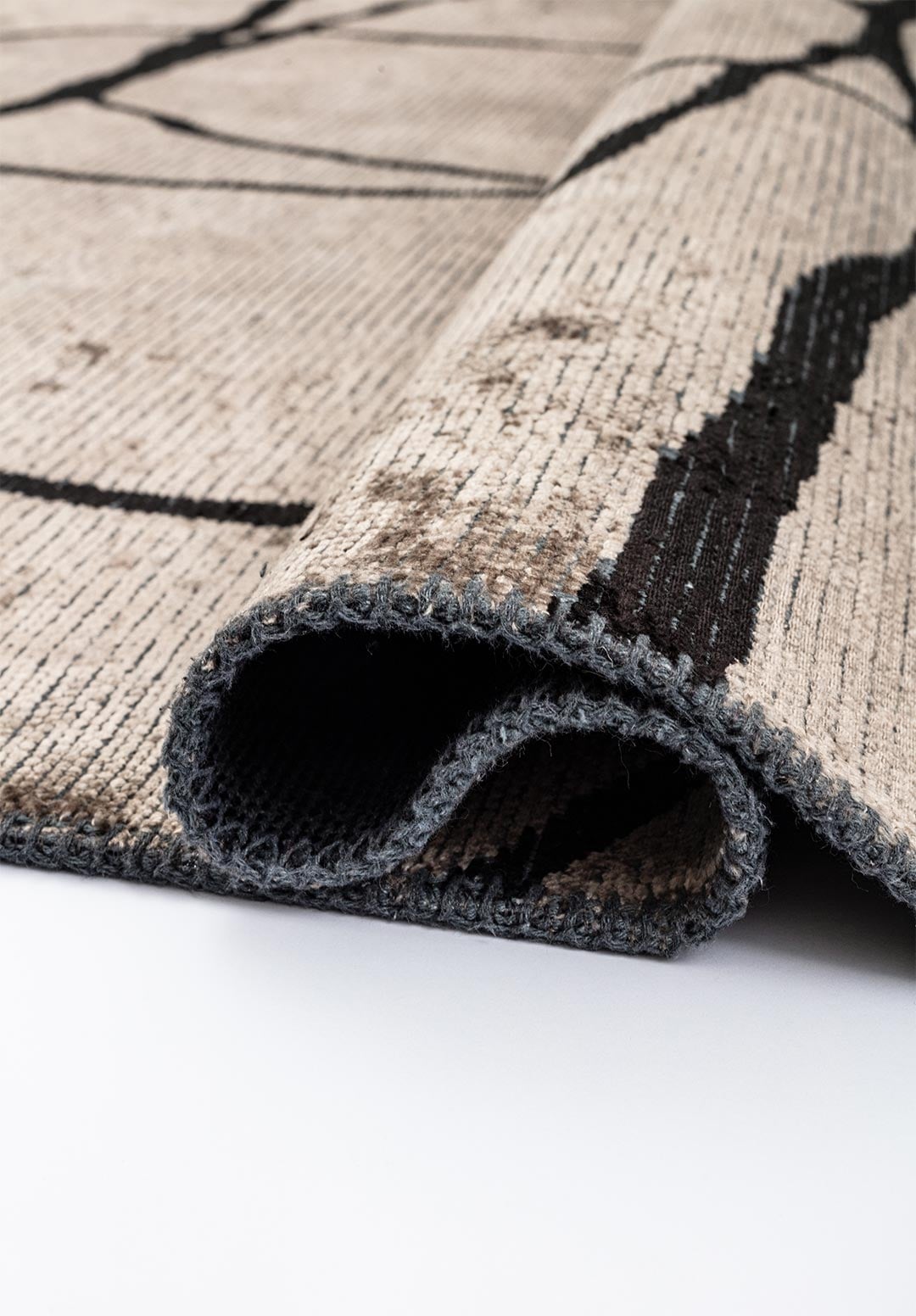 ROPE BLACK - NOUGAT RUG - 2